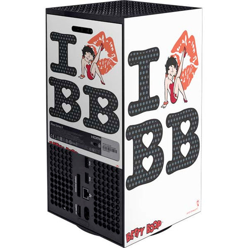 Betty Boop I Love BB Xbox Series X Bundle Skin
